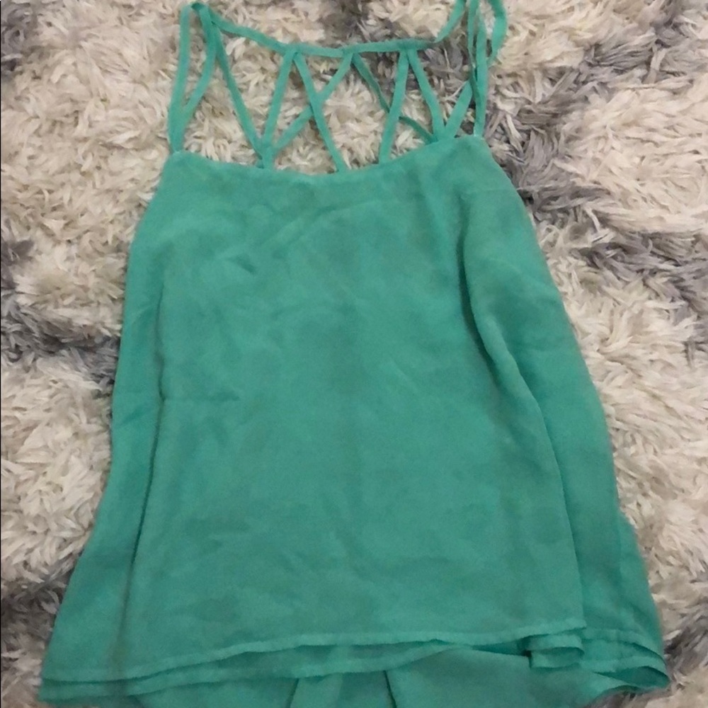 Teal tank top